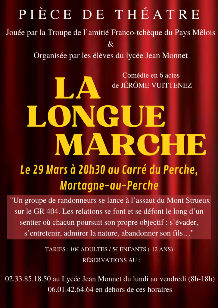 A l'invitation des lycées du Lycée J. Monet de Mortagne au Perche.